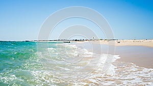 Ilha Da Fuzeta Beach Dunes In Portugal