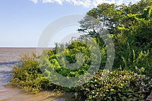 Ilha das Pedras Brancas Island and Guaiba lake photo