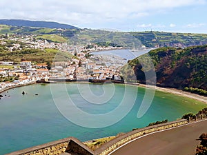 Ilha Faial Acores Porto paisagem