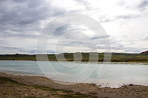 Ili River, Kazakhstan. Steppe spring