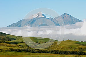 Iliniza Sur Iliniza Norte Volcanos in Ecuador