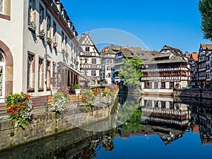 Ill River in Petite France, Strasbourg