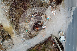Illegal dumping from the air