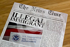 Illegal immigrant headline