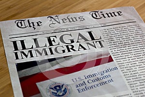 Illegal immigrant headline