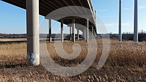 Illinois Prairie Grass and Highway