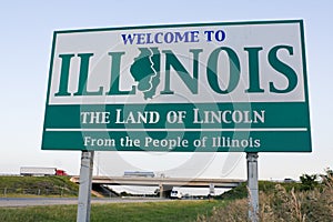 Illinois Welcome Sign