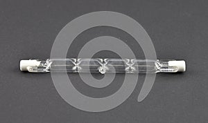 Illuminant lamp on black background