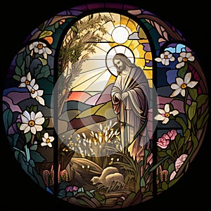 Illuminate Your Space with the Beauty of Jesus Stained Glass