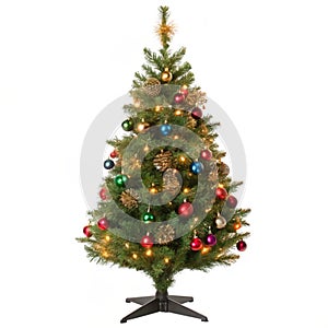 Illuminated Artificial Christmas Tree