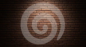 Illuminated Brick Wall: A Study in Texture and Light