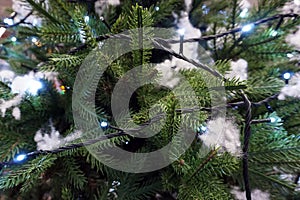 Illuminated christmas tree decoration for hollyday