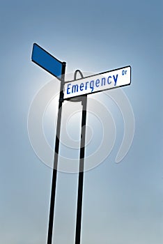 Illuminated Emergency Sign