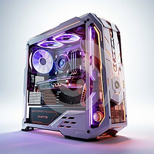 Illuminated Gaming Powerhouse: Unveiling a Futuristic Computer