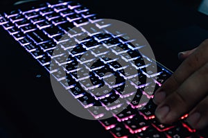 Illuminated keyboard gaming in low light