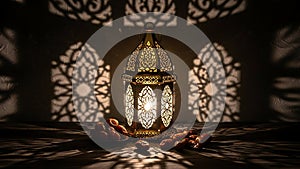 Illuminated Lantern with Dates