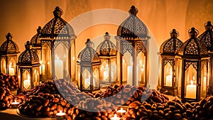 Illuminated Lanterns and Dates