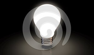 Illuminated Light Bulb