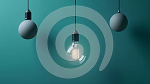 The Illuminated Light Bulb.AI generated image