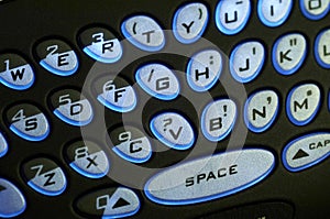 Illuminated PDA Keyboard