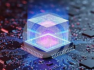 Illuminated quantum processor on circuit board