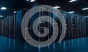 AI-Generated Server Room