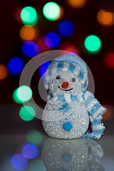 Illuminated Snowman doll