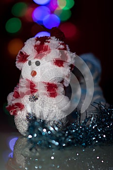 Illuminated Snowman doll
