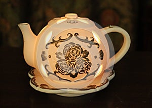 Illuminated Tea Pot