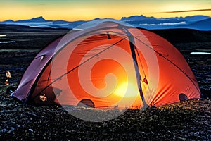 Illuminated Tent photo