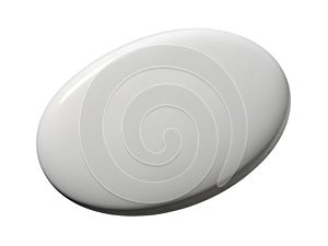 Illuminated translucent blue cube casting a vibrant shadow on a minimalist white surface