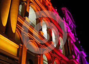 Illuminated Treasury Building photo