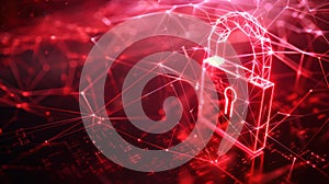 The Digital Padlock Network.AI generated image