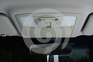 Illuminating control in a car