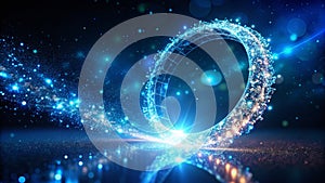 Illuminating the Future A Visual Representation of Advanced Technology AI Big Data and Global Connectivity