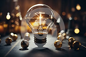 Illuminating Innovation: The Evolution of the Electric Light Bulb. Ai Generated