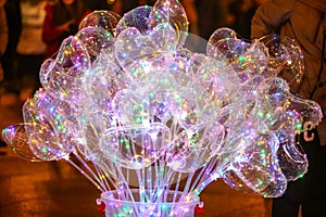 Illuminating led baloons