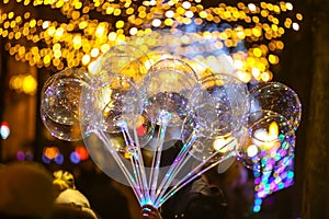 Illuminating led baloons