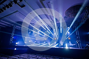 Illumination, light on the stage at the disco