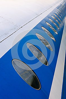 Illuminators on fuselage photo