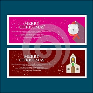 Illustrate christmas for greeting