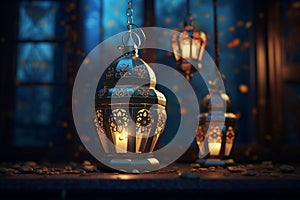 Illustrate the symbolism of lanterns and lights