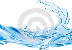 Abstract water background photo