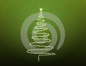 Illustrated Christmas tree