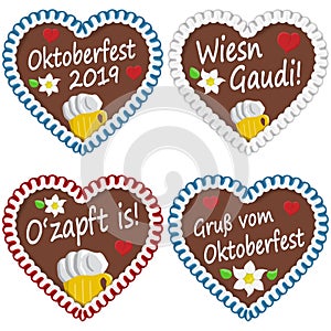 gingerbread hearts Oktoberfest 2019 2020 photo