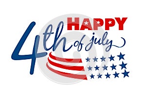 Happy 4th of July message photo