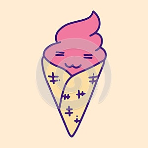 Illustrated Ice Cream Sweet