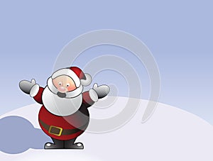 Illustrated Santa Claus