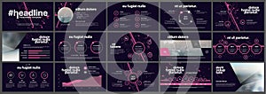 Pink presentation templates