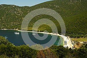 Bay of Antisamos near Sami on the island of Kephalonia photo